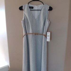 Evan Picone black and white dress